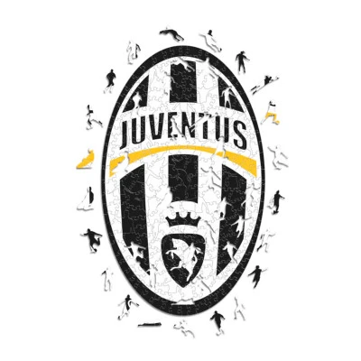 Juventus Fc Drewniane puzzle w stylu retro (150 elementów)