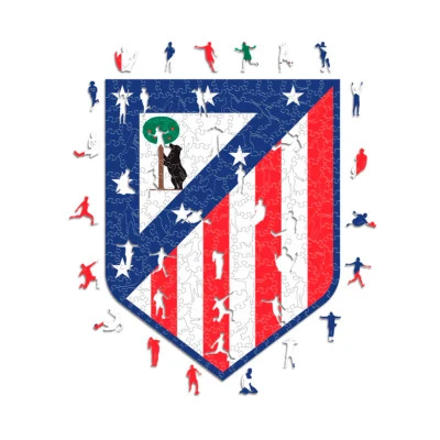 Drewniane puzzle Atletico Madrid (150 elementów)