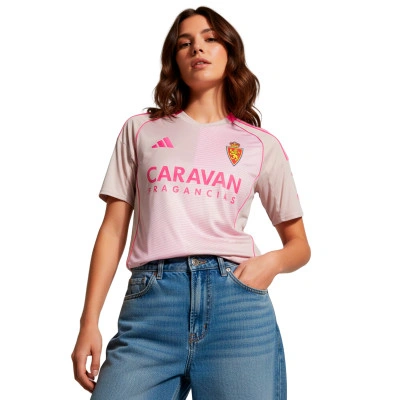 Koszulka Real Zaragoza Away 2025-2026 Mujer