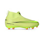 Dziecięce Air Zoom Mercurial Superfly 10 Academy FG/MG-Limelight-Volt-Hyper Crimson