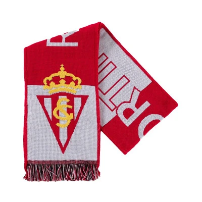 Szalik Sporting Gijón 2025-2026 Grube paski