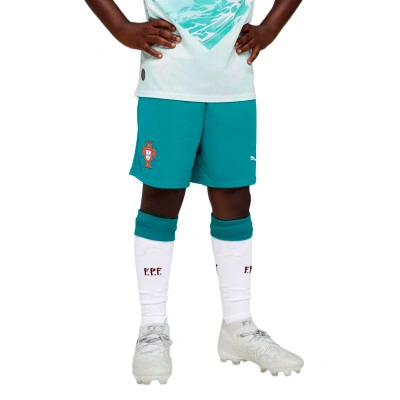 Spodenki Portugalia Strój wyjazdowy Mistrzostwa Świata 2026 Dziecięcy