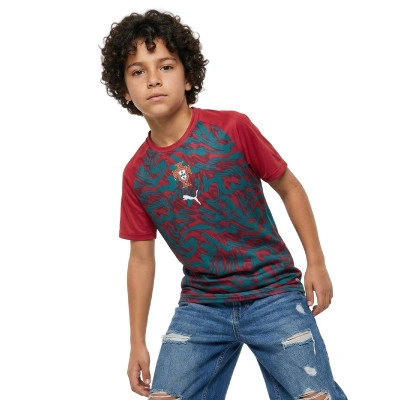 Koszulka Portugalia Trening Mistrzostwa Świata 2026 Dziecięca