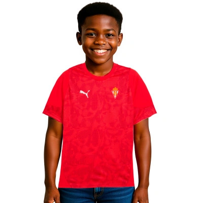 Koszulka Kids Sporting Gijon 2025-2026 Trening