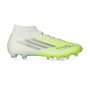 F50 Sparkfusion League FG/AG Kobieta-White-Iron Met-Hi-Res Yellow