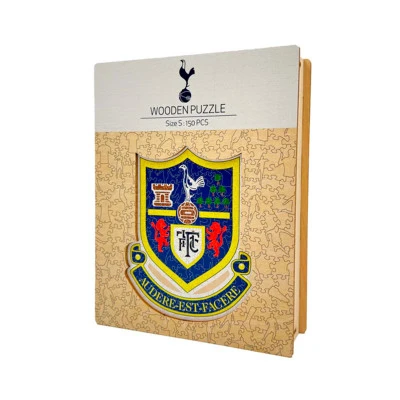 Drewniane puzzle Tottenham Crest w stylu retro (150 elementów)