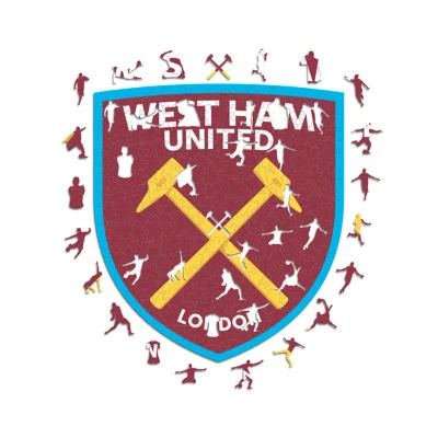 Drewniane puzzle West Ham (150 elementów)