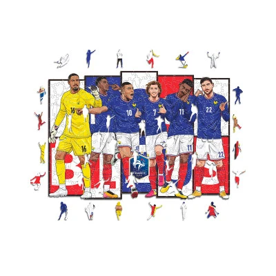 Drewniane puzzle Francja (150 elementów)