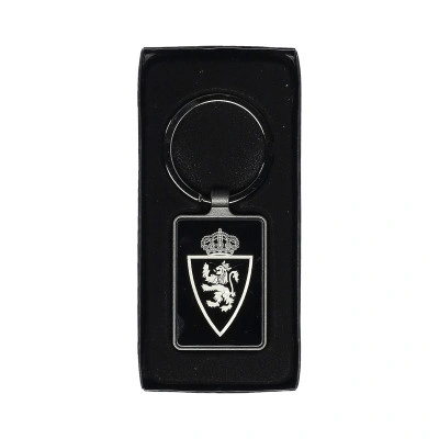 Brelok Real Zaragoza Metal Raxy dwustronny grawer laserowy