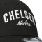 Czapka New Era Chelsea Cappellino 9FORTY Wordmark Repreve Nero
