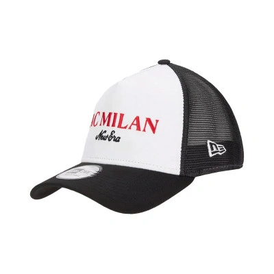 Czapka z daszkiem AC Milan Cappellino E-Frame Trucker Wordmark Nero