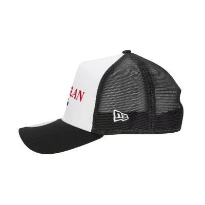 Czapka z daszkiem AC Milan Cappellino E-Frame Trucker Wordmark Nero