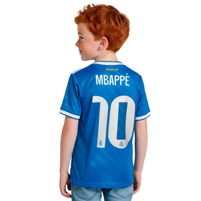 Koszulka Dzieci Mbappé Real Madrid 2025-2026 Third