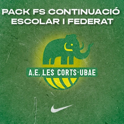 Zestaw Pack Fútbol Sala Continuació Escolar i Federat