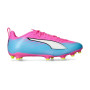Ultra 6 Play FG/AG Dziecięce-Poison Pink-Black-Sun Stream-Bright Aqua