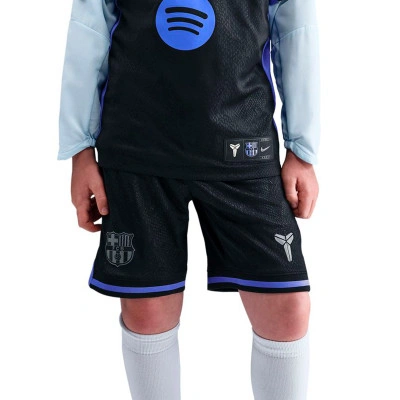 Spodenki Fc Barcelona 2025-2026 dla Kids na wyjeździe