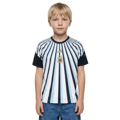 Koszulka Argentyna Pre-Match Home Mistrzostwa Świata 2026 Dziecięca