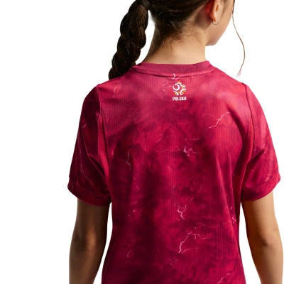 Koszulka Polska Strój wyjazdowy Mistrzostwa Świata 2026 Dziecięcy