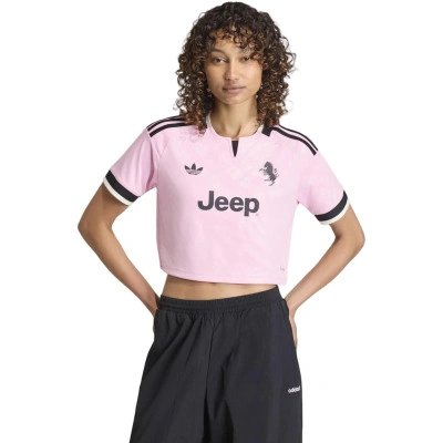 Koszulka Crop-top Juventus Strój wyjazdowy 2026-2027 Kobieta