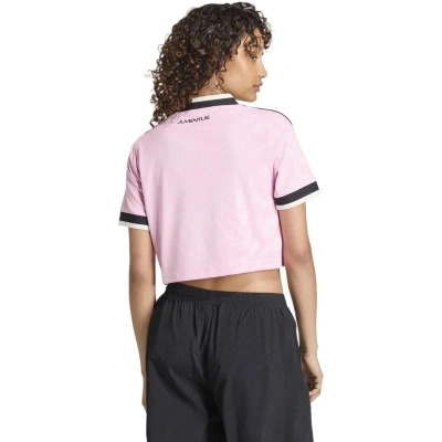 Koszulka Crop-top Juventus Strój wyjazdowy 2026-2027 Kobieta