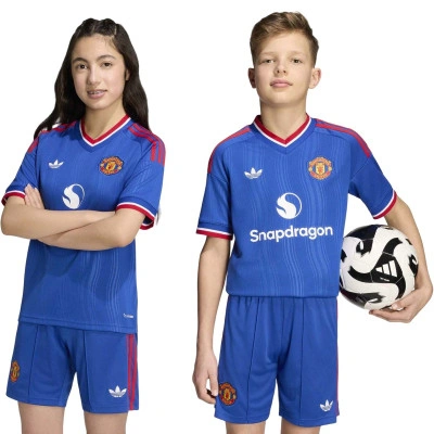 Koszulka Manchester United Strój wyjazdowy 2026-2027 Dziecięcy