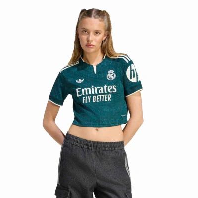 Koszulka Crop-top Real Madrid Strój wyjazdowy 2026-2027 Kobieta