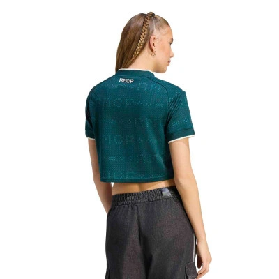 Koszulka Crop-top Real Madrid Strój wyjazdowy 2026-2027 Kobieta