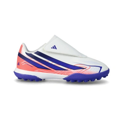 Buty piłkarskie F50 Hyperfast Club Taśma samoprzylepna Turf Dzieci