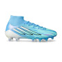 F50 Sparkfusion Elite FG/AG Kobieta-Semi Blue Burst-White-Lucid Pink