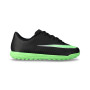 Air Zoom Mercurial Vapor 17 Club Turf Dziecięce-Black-Illusion-Green-Black