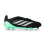 adidas Predator Elite L FG Dziecięce-Core Black-Silver Metallic-Pulse Mint