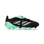 adidas Predator Elite FT FG Dziecięce-Core Black-Silver Metallic-Pulse Mint