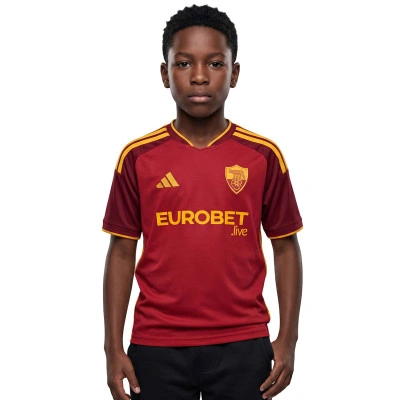 Koszulka AS Roma Strój domowy 2026-2027 Dziecięcy