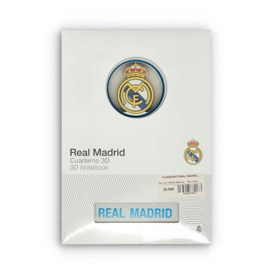 Zeszyt Real Madrid, biały, rozmiar M
