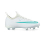 Air Zoom Mercurial Vapor 17 Academy FG/MG Dzieci-White-Dusty Cactus