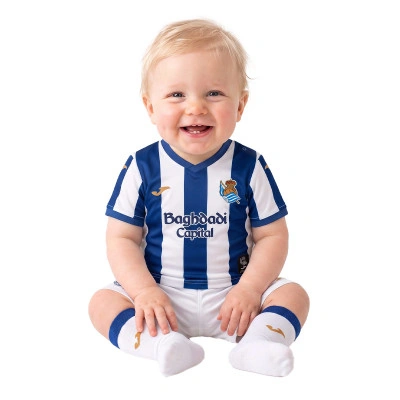 Strój Real Sociedad Strój domowy 2026-2027 Niemowlę