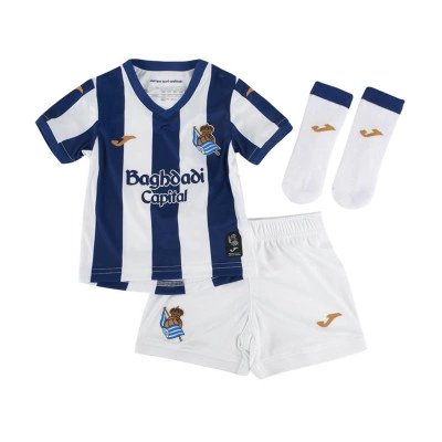 Strój Real Sociedad Strój domowy 2026-2027 Niemowlę
