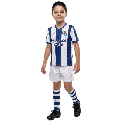 Strój Real Sociedad Strój domowy 2026-2027 Dziecięcy