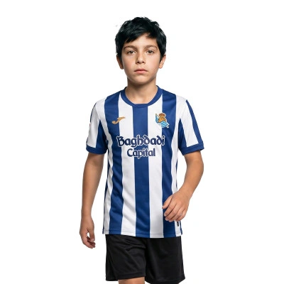 Koszulka Real Sociedad Strój domowy 2026-2027 Dziecięcy