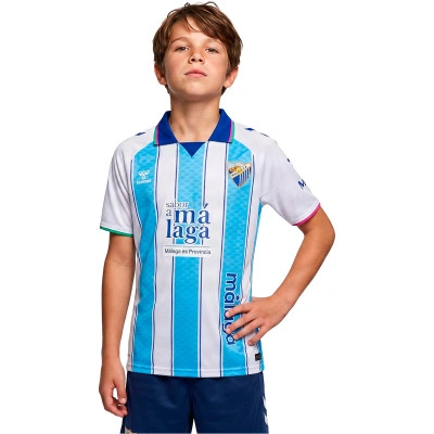 Koszulka Malaga Cf Strój domowy 2026-2027 Dziecięcy