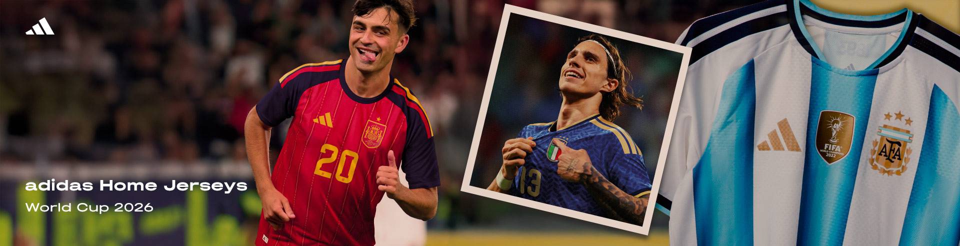 adidas federations home kits wc 2026